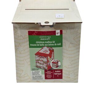 Creatology Christmas Mailbox Wood Kit - Paint & Embellishments Included NEW